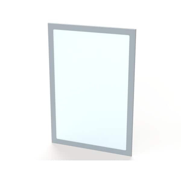 Window, 25-1/2 in. H x 17-1/2 in. W x 0.38 in. L, Polycarbonate, Carbon Steel, Urethane Polyester
